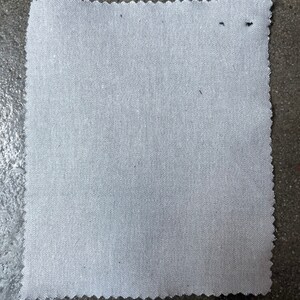 Stretch Denim Italian Gummy Grey 8oz medium lightweight fabric by the yard SUPER SOFT image 2