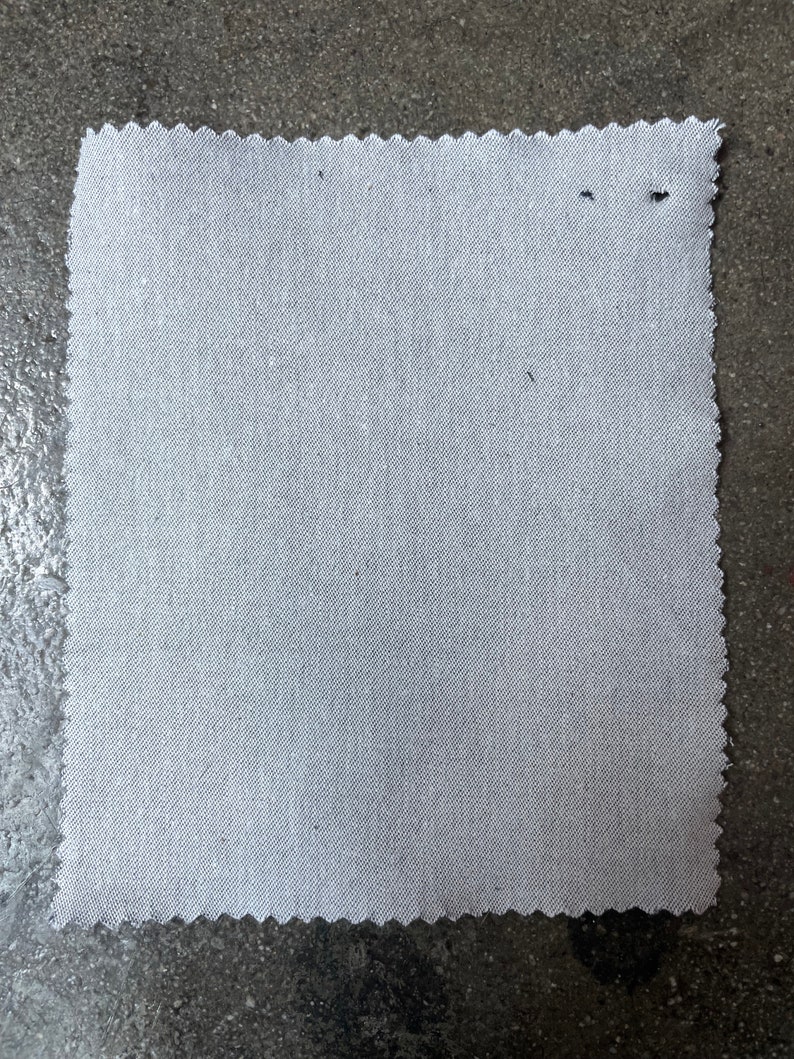 Stretch Denim Italian Gummy Grey 8oz medium lightweight fabric by the yard SUPER SOFT image 2