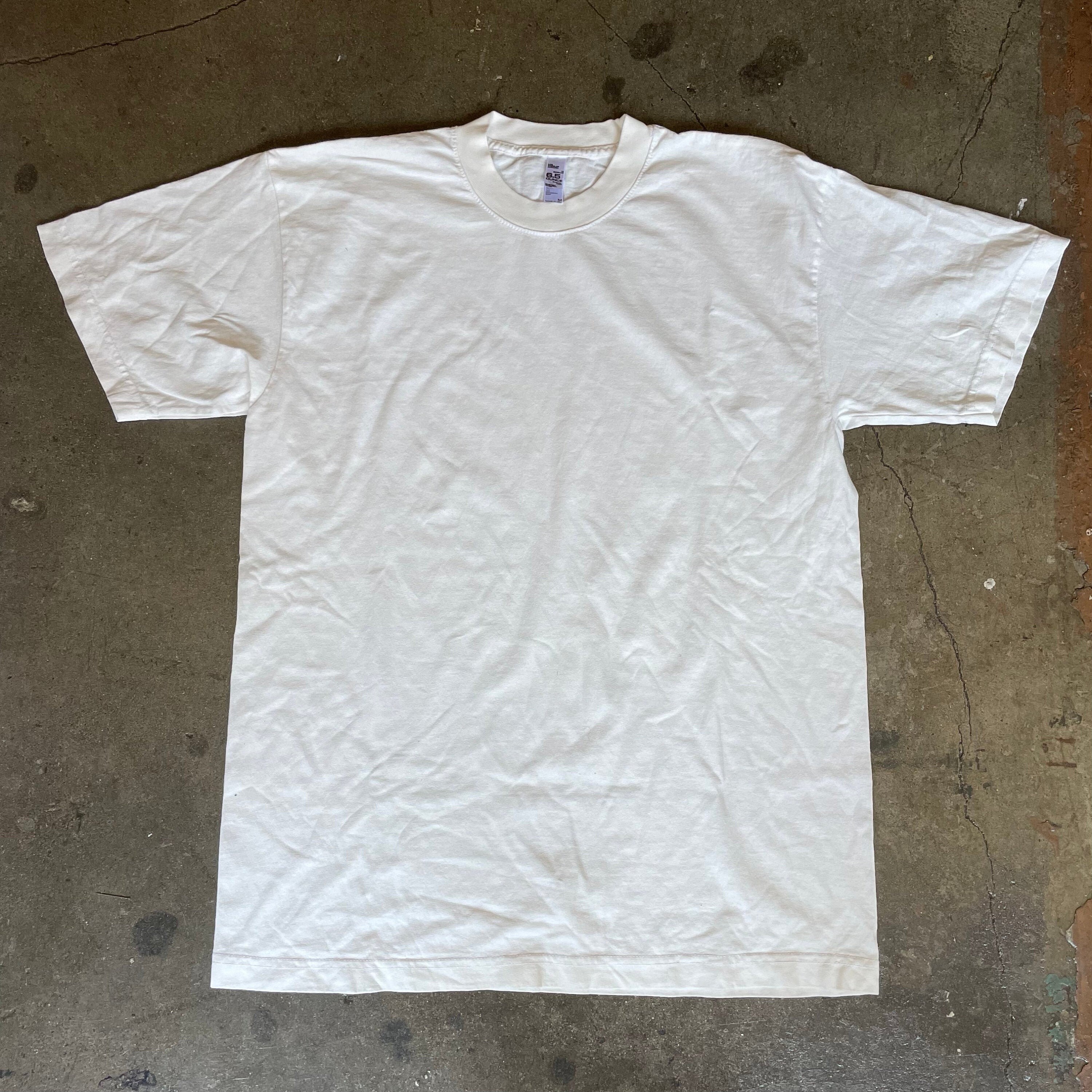 LA APPAREL Blank Tshirt Creme / Natur Tshirt Mehrere Größen Etsy