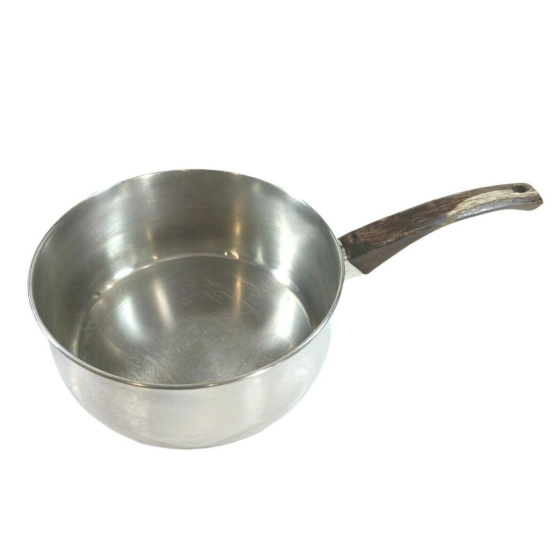 Vintage Sears Range Craft Silver Stock Pots Wooden Handle 3 Etsy