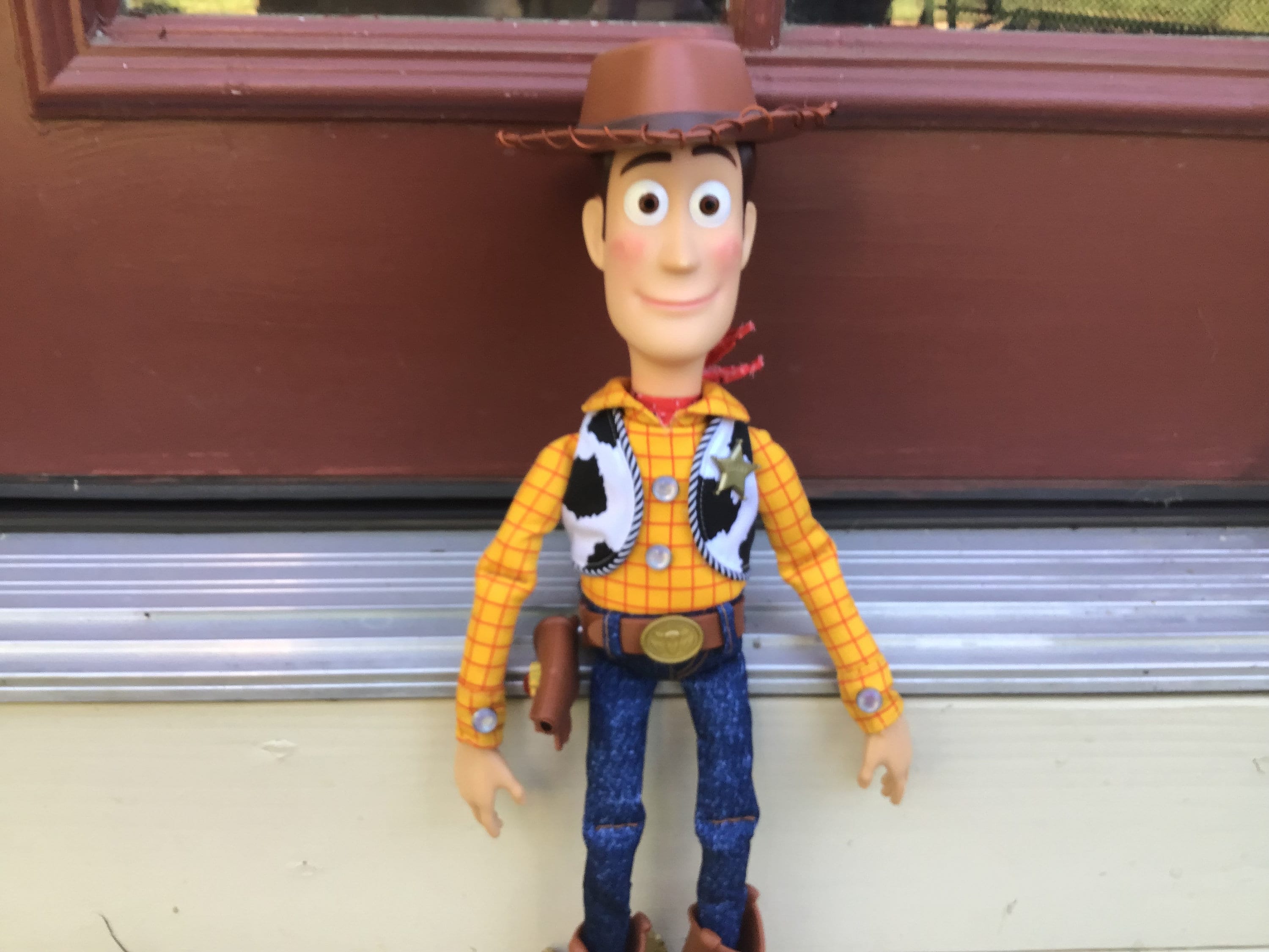 Disney Toy Story 4 Sheriff Woody Cowboy Plush Toy Doll 12 Bonnie on Foot 