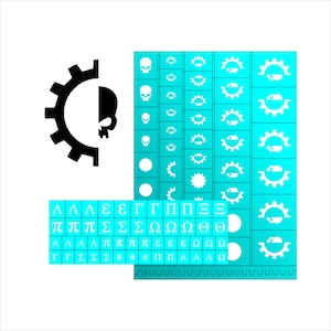 Engineers Stencil for Painting Miniature Wargaming