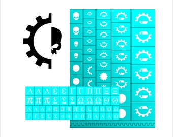 Engineers Stencil for Painting Miniature Wargaming