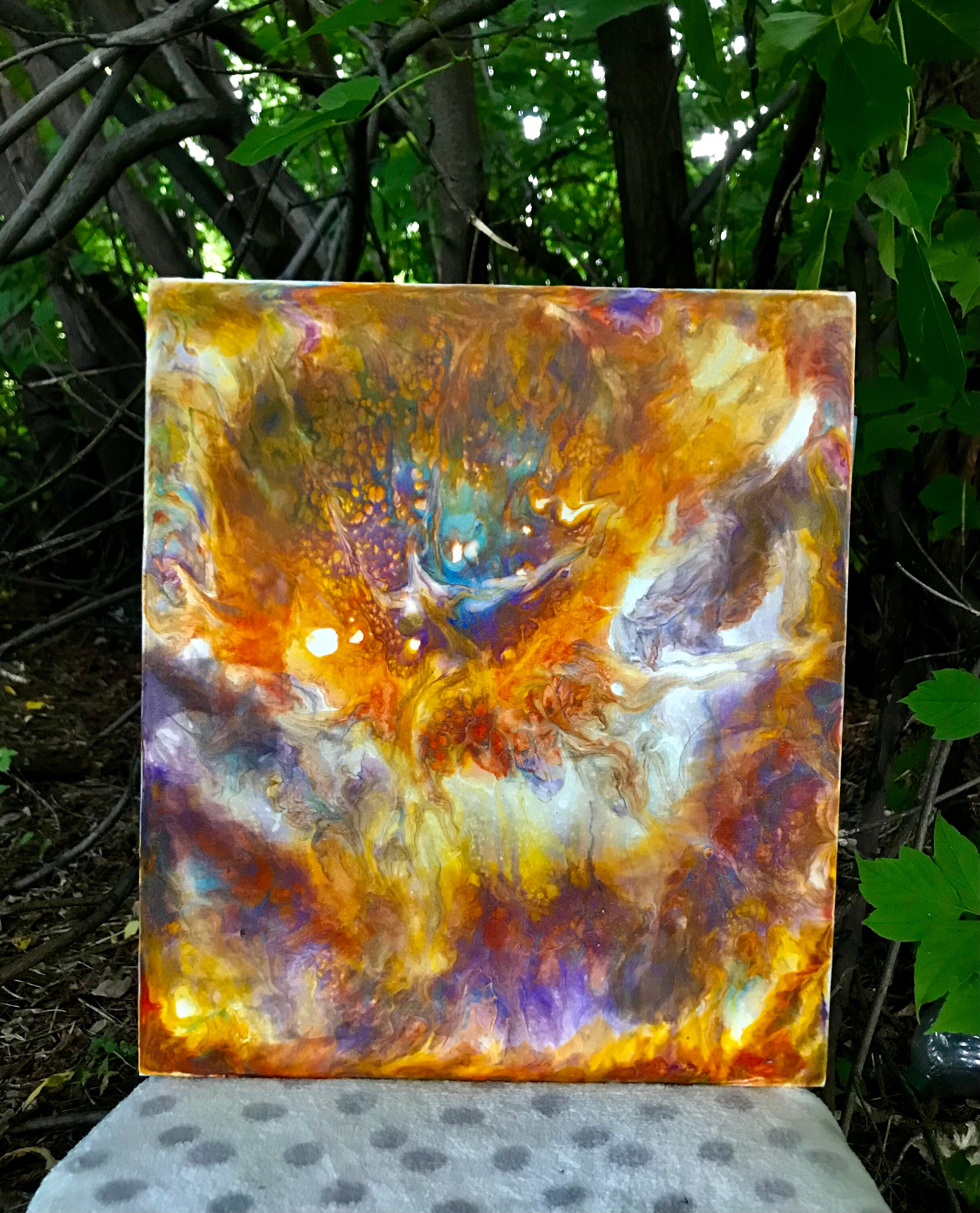 Fluid Painting Original Painting Fluid Abstract Wall Art Fluid Etsy