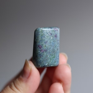 Ruby in Kyanite Tumbled Palm Stone