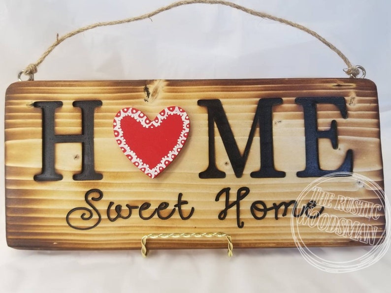 Interchangeable Small Home Sign 125 7 Removable Etsy