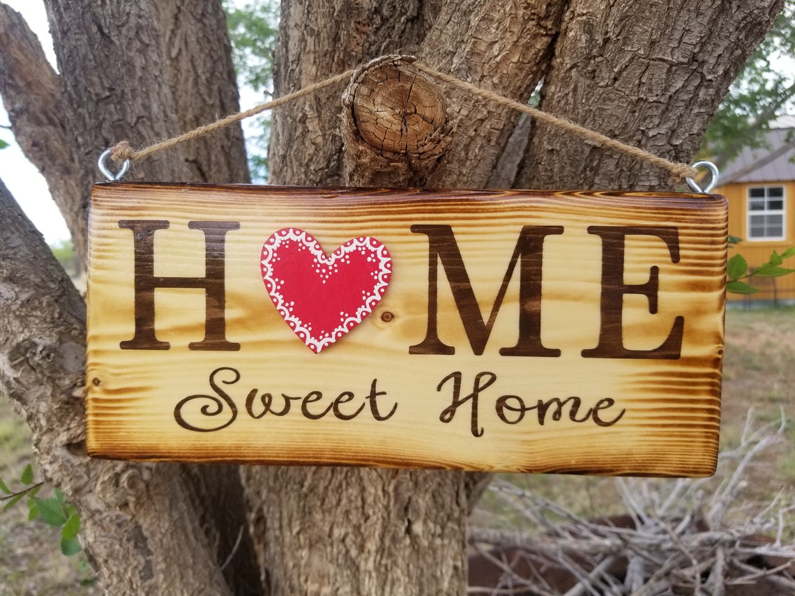 Interchangeable Small Home Sign 125 7 Removable Etsy