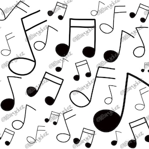 Musical Notes PNG File