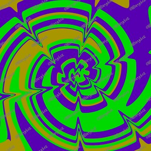Green, Purple, Gold Swirl PNG Instant dowload file, Mardi Gras