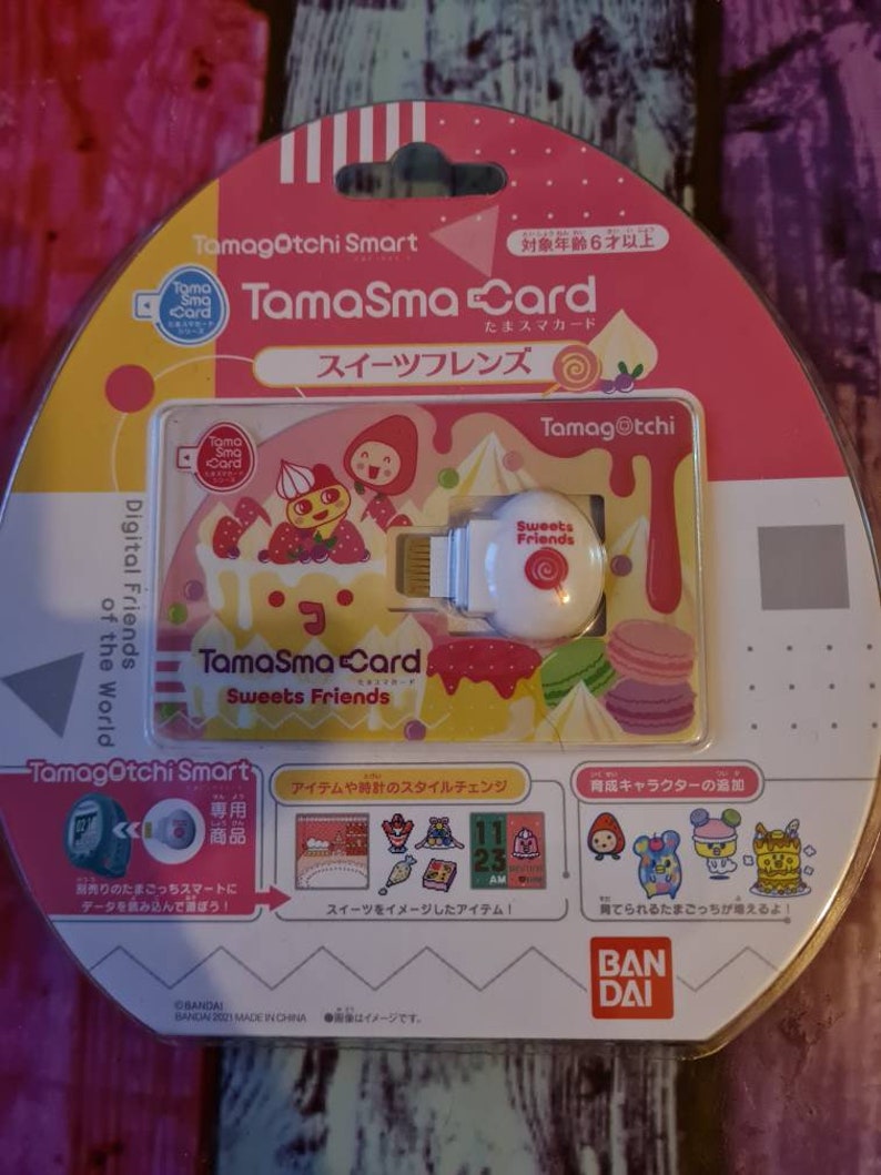 Tamagotchi Smart Tamasma Card Sweets Friends Etsy