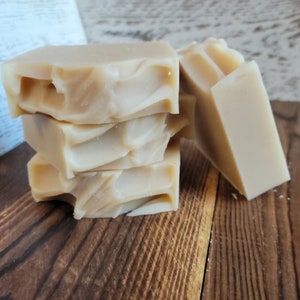 Nicht parfümierte Ziegenmilch und Haferflocken Kaltprozessseife Nicht parfümiert