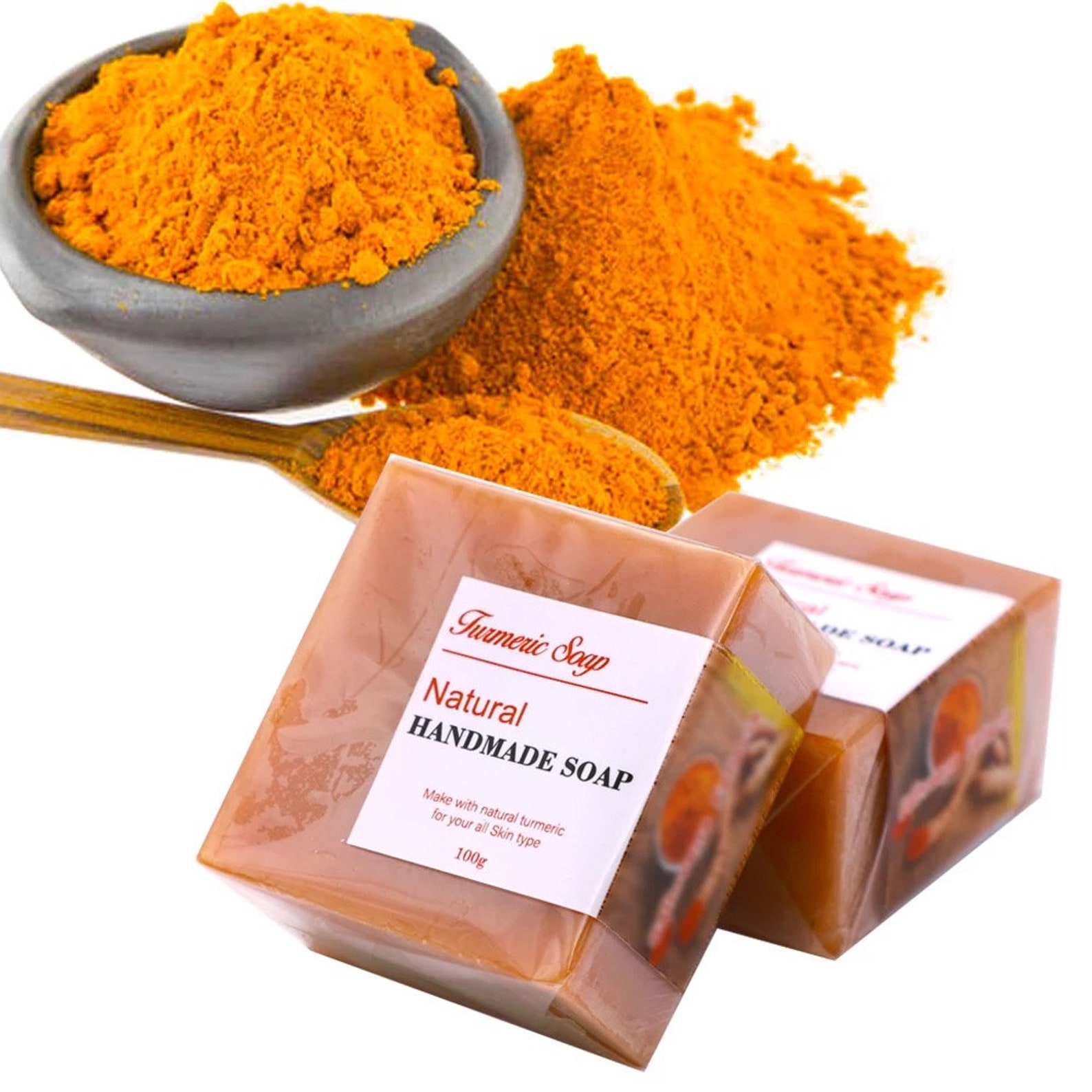2pcs natural turmeric dark spot anti acne facial soap Etsy