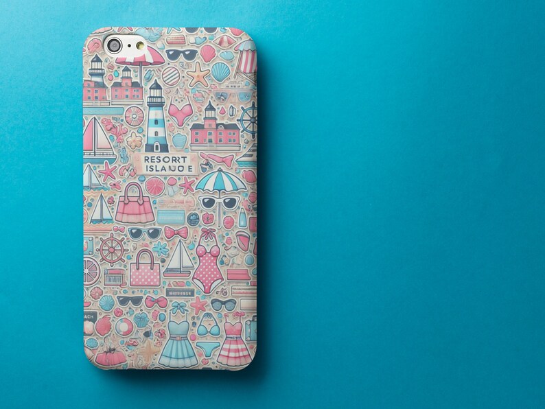 Unique Coquette Coastal Resort Hand-made Cute Trendy Phone Case From ...