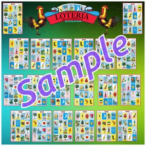 Instant Download Loteria Board Don Clemente Boards