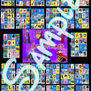 Digital Loteria Board for Instant Download