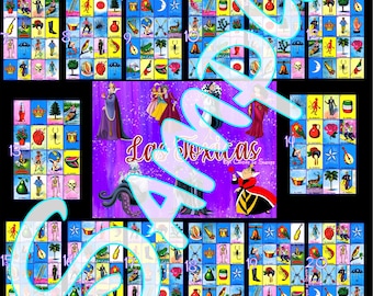 Digitales Loteria Board zum sofortigen Download