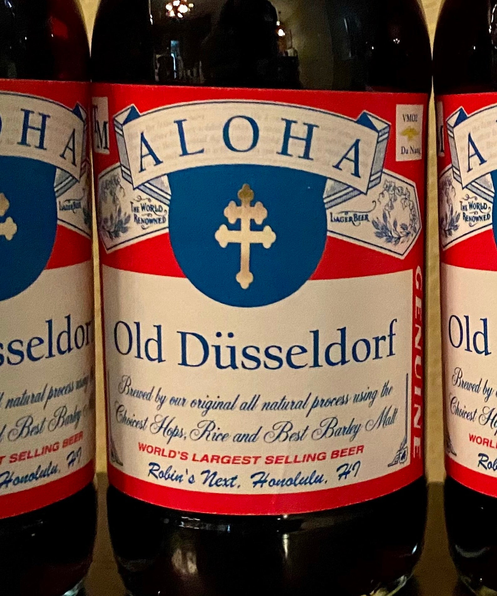 Magnum PI Old Dusseldorf Beer Label Smaller Size Etsy