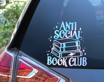 Book Decal, Book Lover Decal, Reading Decal, Reading Books Decal, Book Sticker, Vinyl Decal, Car Decal, Laptop Decal, Kindle Sticker