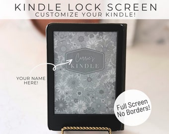 AANGEPASTE Kindle Lock-scherm, Kindle Screensaver op volledig scherm, Kindle Cover, Kindle Wallpaper, Kindle-accessoires, Kindle Lock Screen Bundle