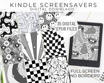 35 VOLLEDIG SCHERM Kindle Screensaver, Kindle Lock Screen, Kindle Cover, Kindle Wallpaper, Kindle Accessoires, Kindle Lock Screen Bundle, Bookish