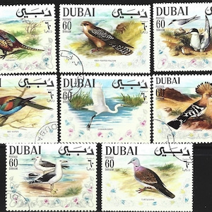 World Stamps Birds Best Pictures  Lot of 8 1128