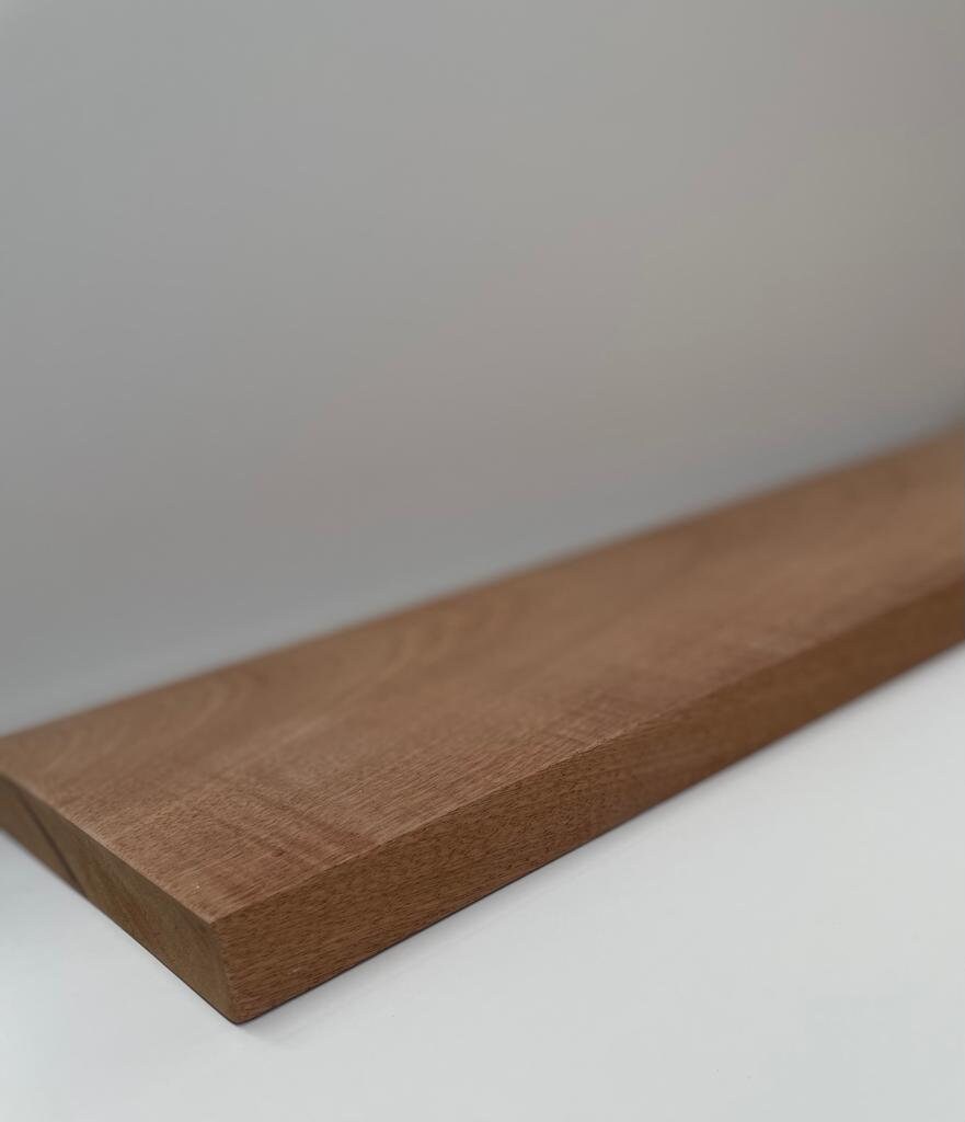Utile Solid Hardwood Shelf Cut to size Made to Measure Etsy