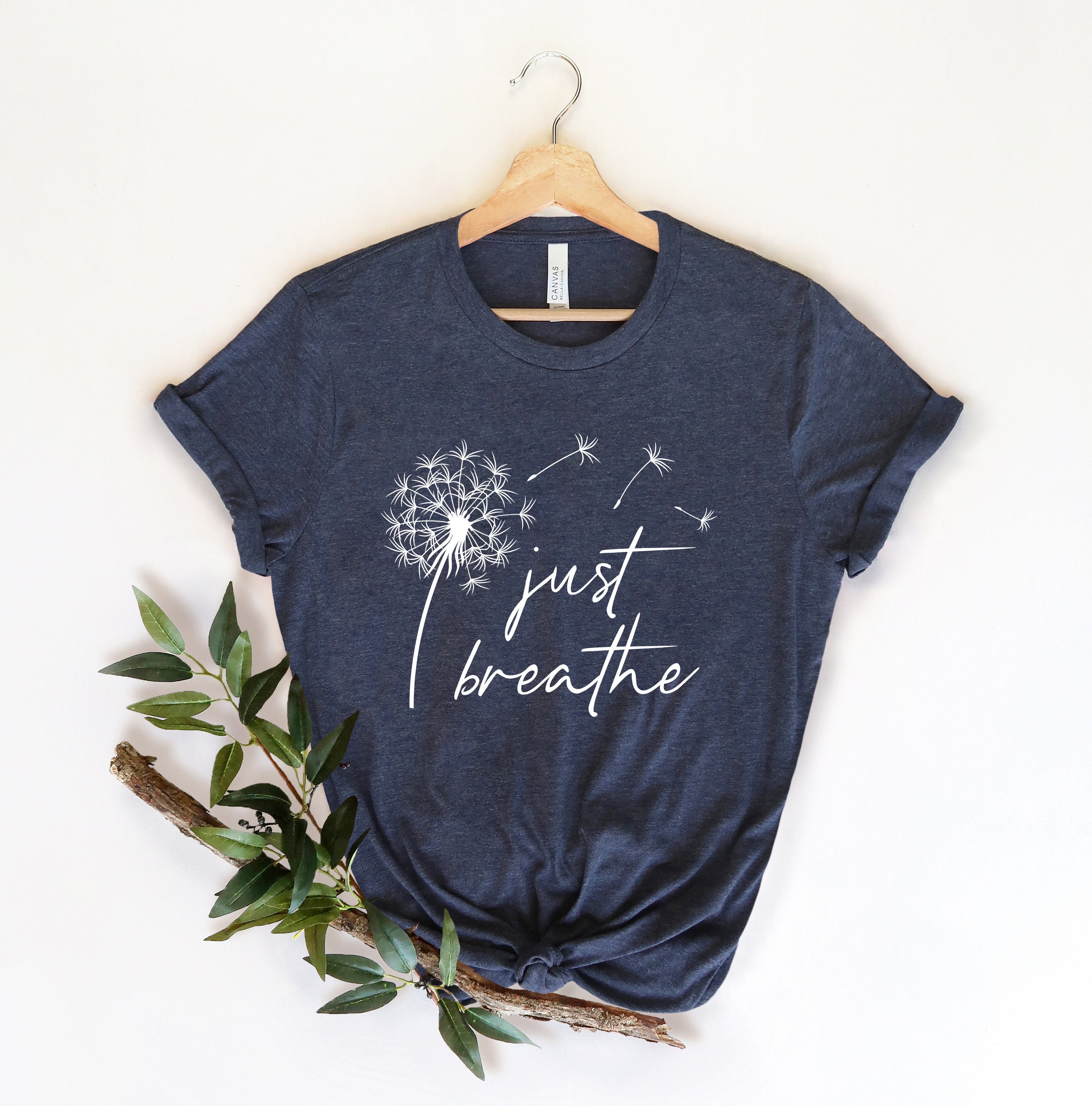 Just Breathe Shirt | Meditation Shirt, Yoga Shirt, Relax Shirt, Dande…