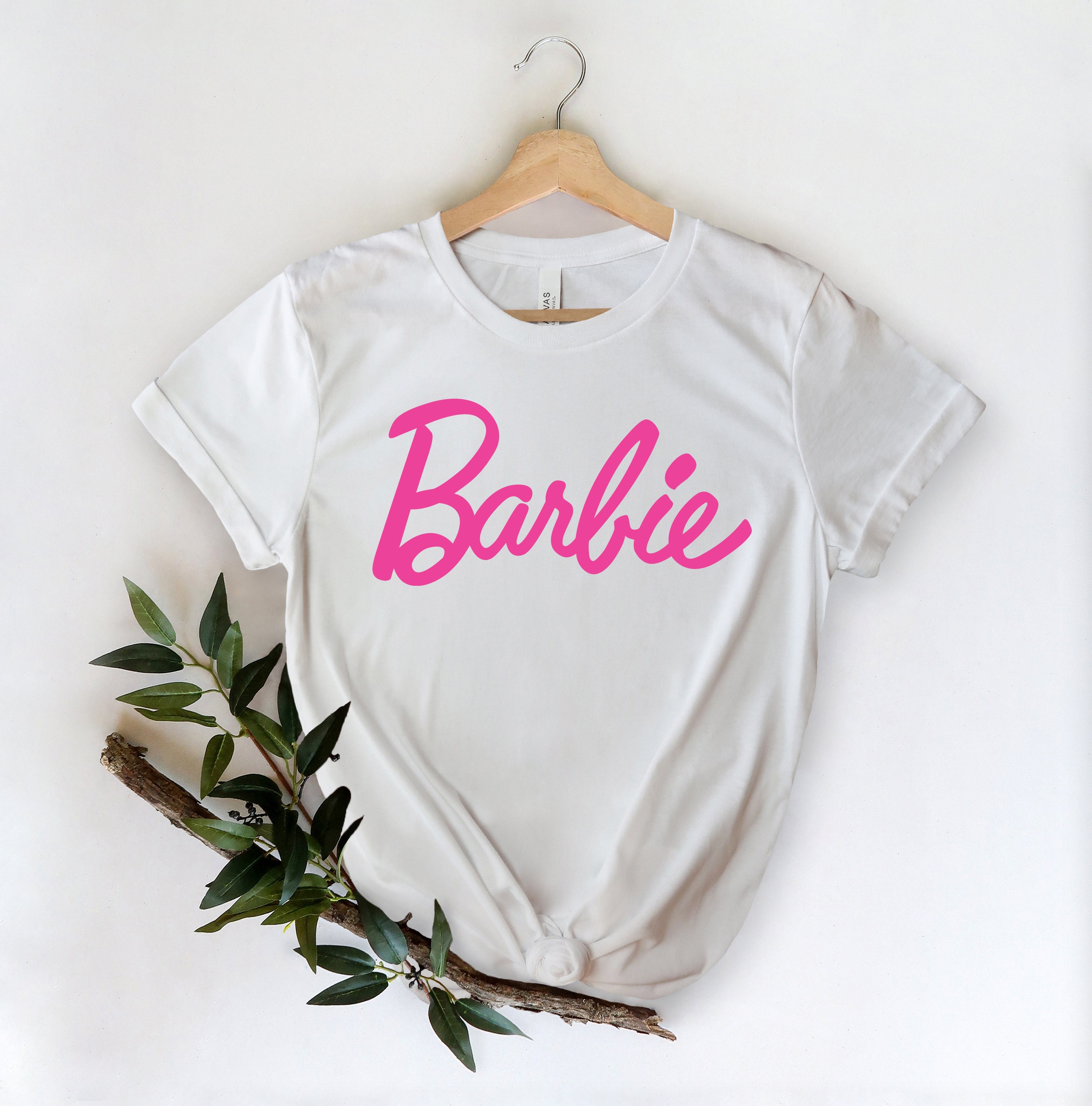 Barbie Shirt Little Girl Shirt Pink Shirt Party Shirts Etsy