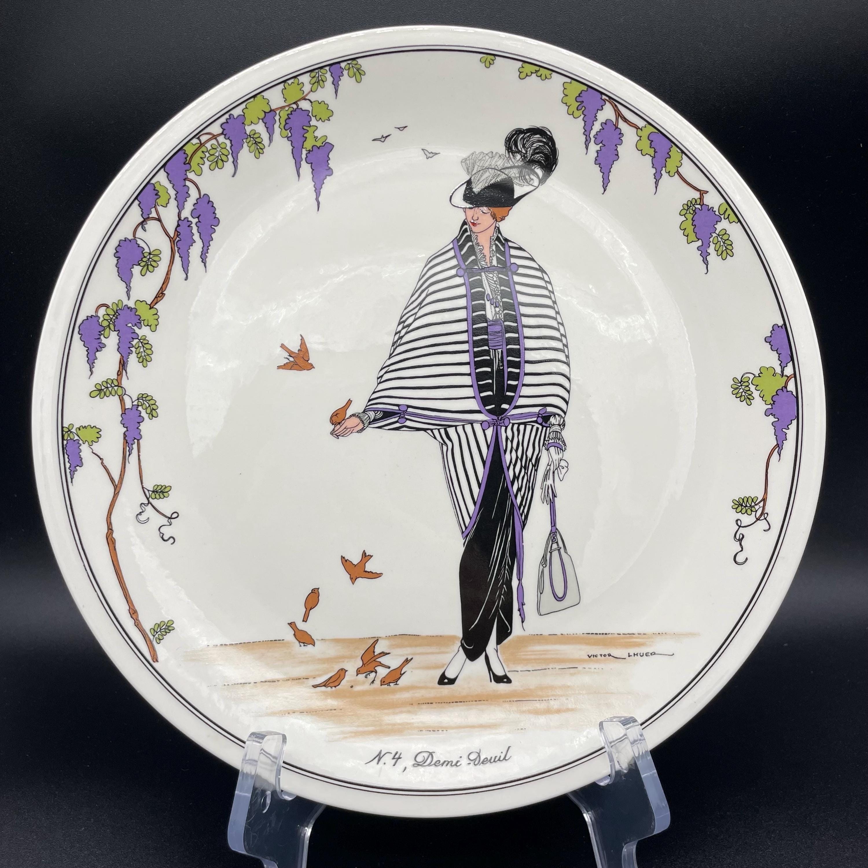 Villeroy & Boch DESIGN 1900 N. 4 Demi Deuil Art Deco Women 10.25