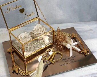 Personalized Wedding Ring Tray, Nikkah Ceremony Plate - Etsy
