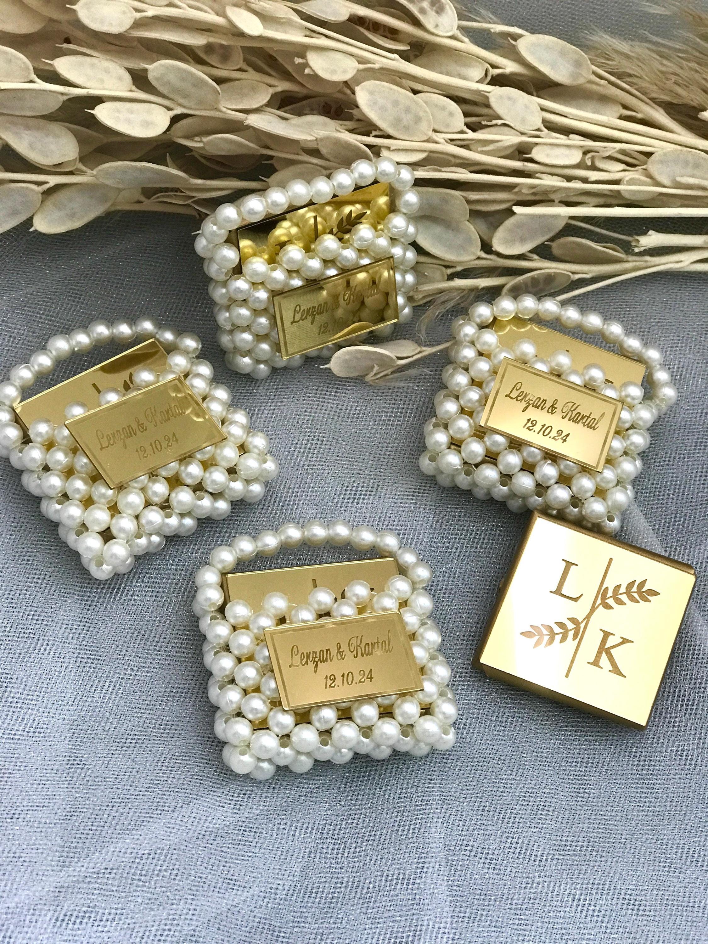 Mini Pearl Bag With Chocolates as a Gift for Guests,  Wedding Favors, Personalized Community Gift, Party Gifts in Bulk, Thank you Favors