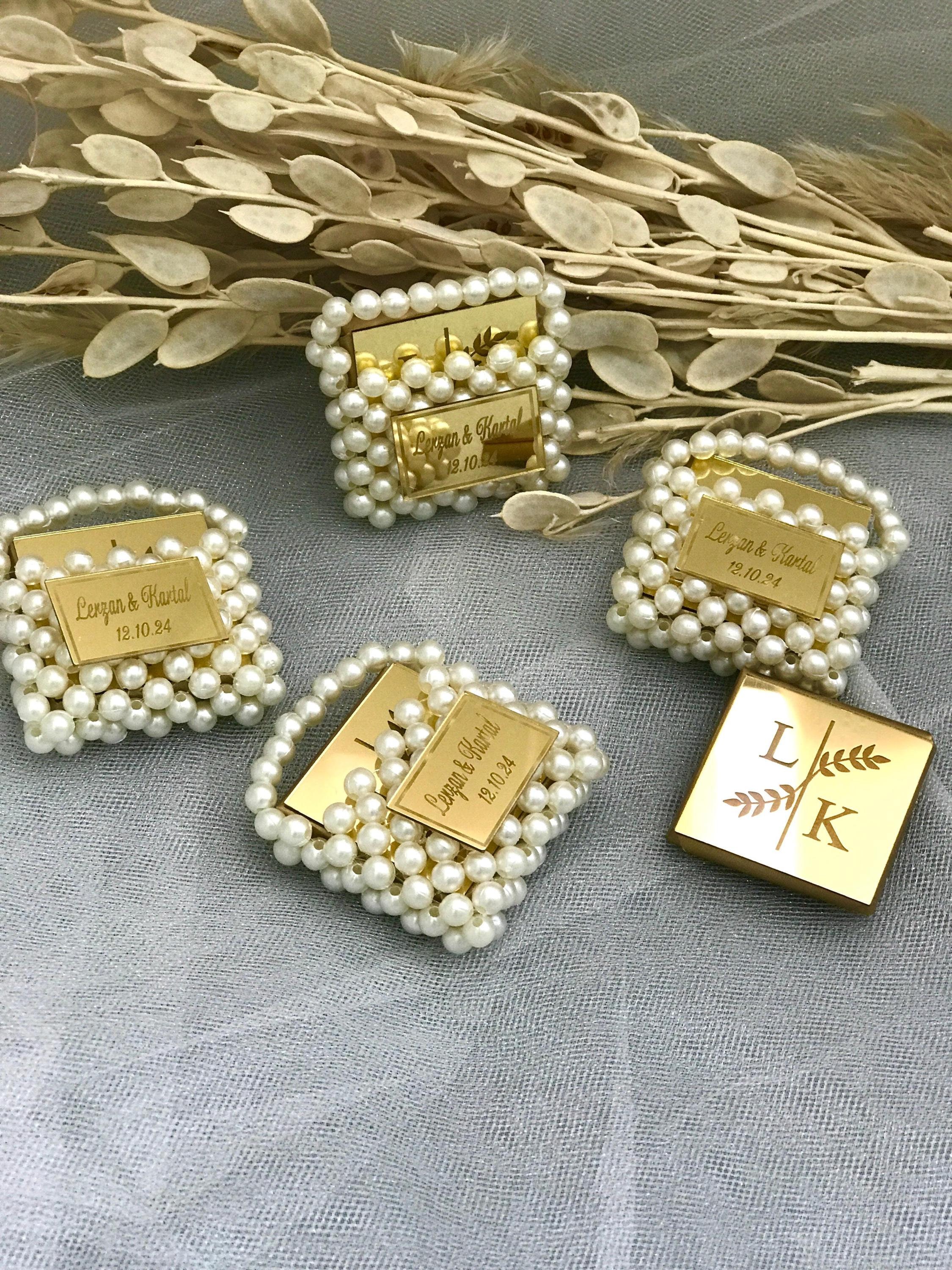 Mini Pearl Bag With Chocolates as a Gift for Guests,  Wedding Favors, Personalized Community Gift, Party Gifts in Bulk, Thank you Favors