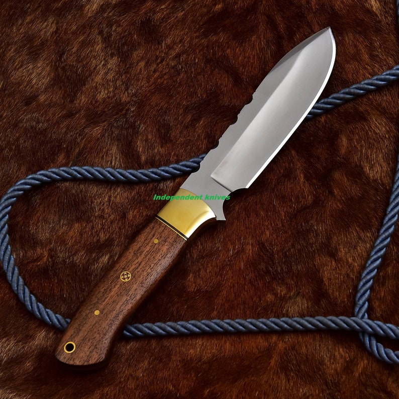 1095 High Carbon Fixed Blade Knife Custom 9.5 Inches' Bushcraft Hunting