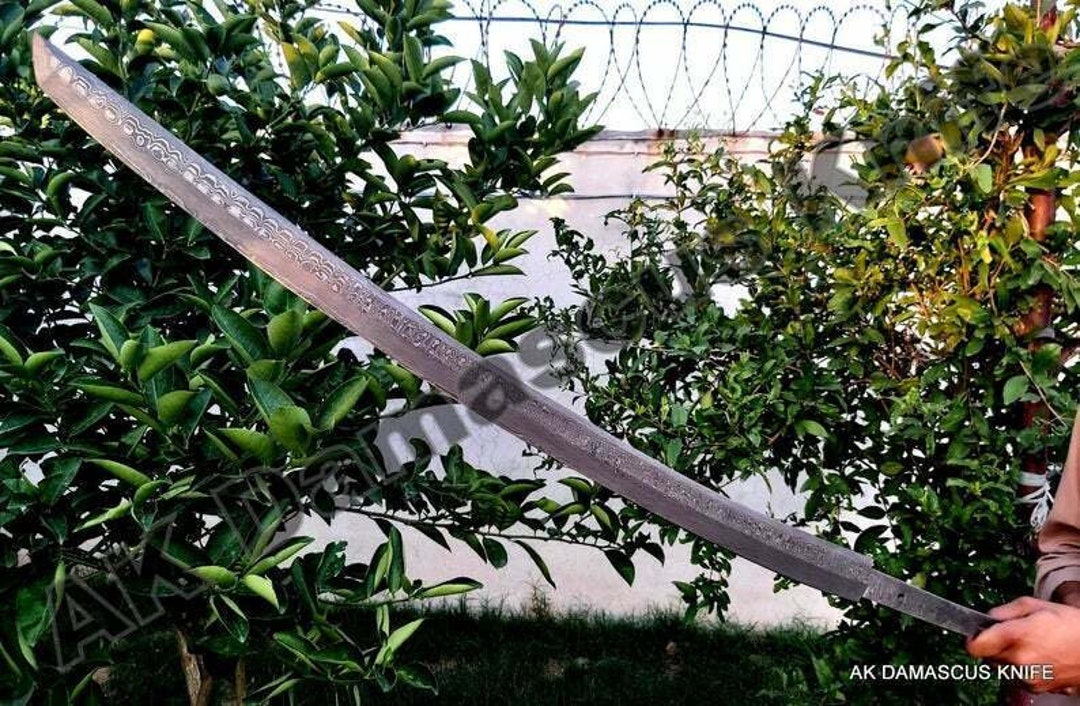 KATANA SWORD BLADES' Damascus Steel Sword Katana Blank Blade' Blank