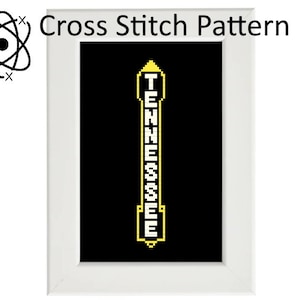 Tennessee Theatre Cross Stitch Pattern