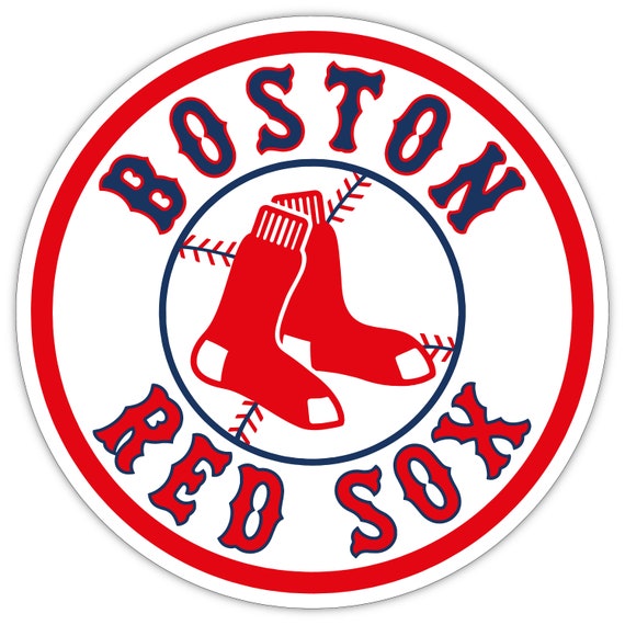 BOSTON RED SOX Vinyl Decal Waterproof Boston Red Sox Viny Etsy