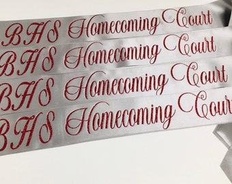 Homecoming Sashes - Etsy