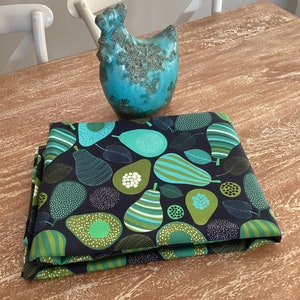 Tablecloth cotton handmade australia mother gift rectangle tablecloth outdoor occasion christmas present birthday tablecloth hampton Avocado