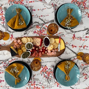 Tablecloth cotton handmade australia mother gift rectangle tablecloth outdoor occasion christmas present birthday tablecloth hampton Hanako