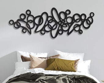 Abstract Metal Bubble Wall Art, Modern Home Decor