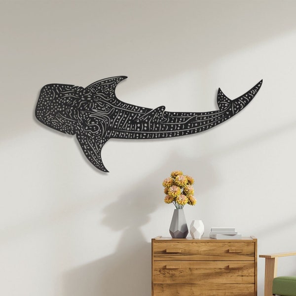 Whale Shark,  Whale Shark Wall Decor, Large Wall Art,  Shark Decor, Whale Shark Art, Wall Decor, Metal Wall Art, Whale Art,