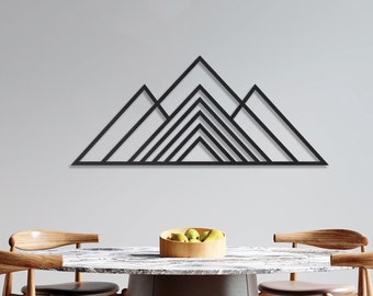 Mountain Wall Art Metal, Mountain Metal Wall Art, Mountain Wall Decor, Hill Metal Decor, Mountain Wall Hanging, Mountain Wall Art,