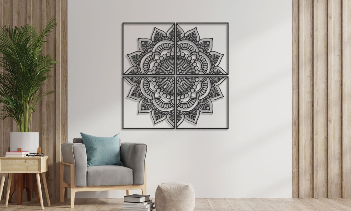Mandala wall art metal mandala wall decor metal wall decor Etsy