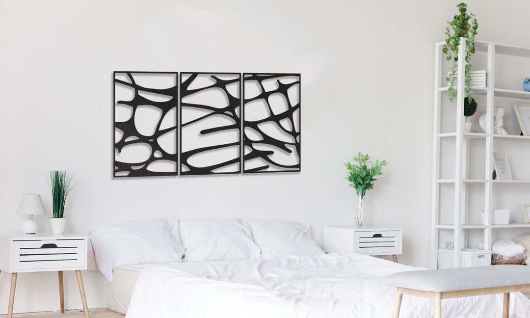 Modern Wall Art Brush Strokes Wall Art Wall Decor Wall - Etsy