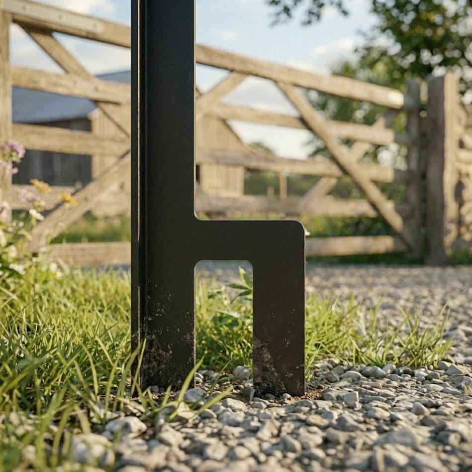 Yard Sign Posts Metal Metal Garden Sign Post, Heavy Duty Steel Yard Sign Holder - Etsy