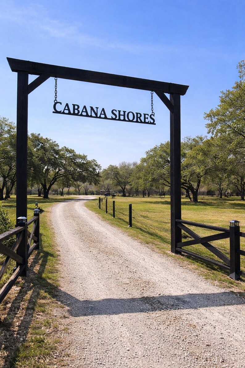 Round Ranch Gate Sign Custom Ranch Gate Sign Personalized Farm Entrance Metal Sign - Etsy