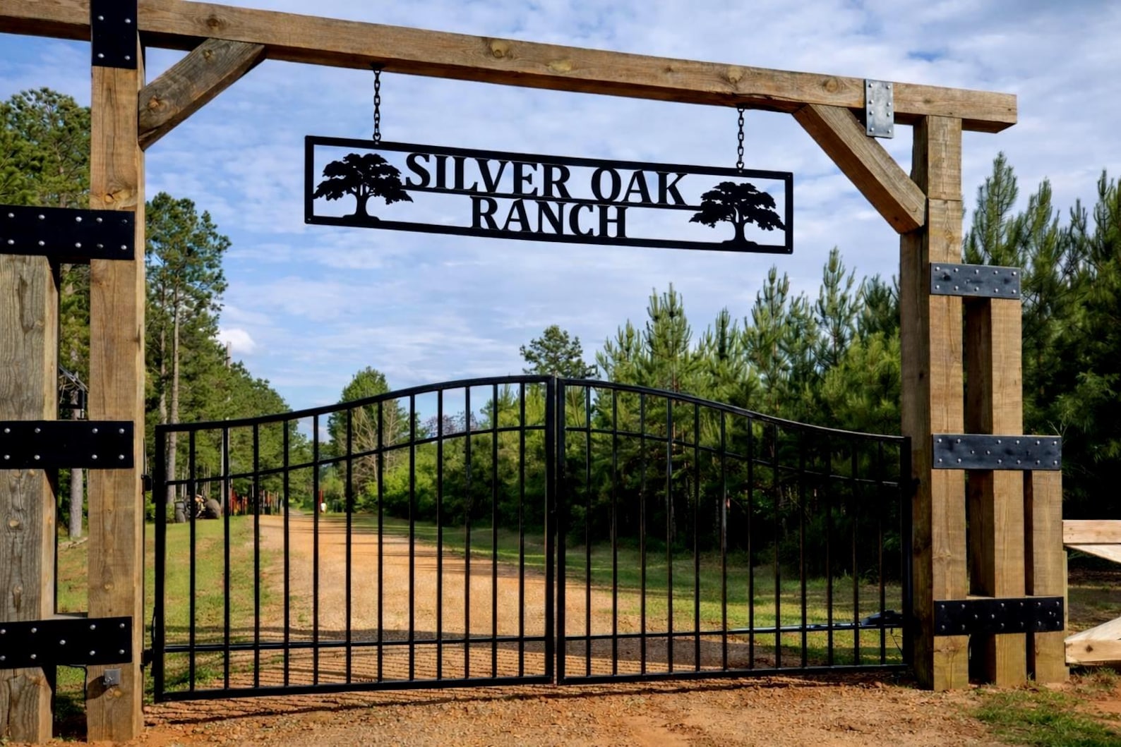 Rustic Outside Signs Ranch Signs Personalized Outdoor, Hanging Name Sign for Yard, Metal ...