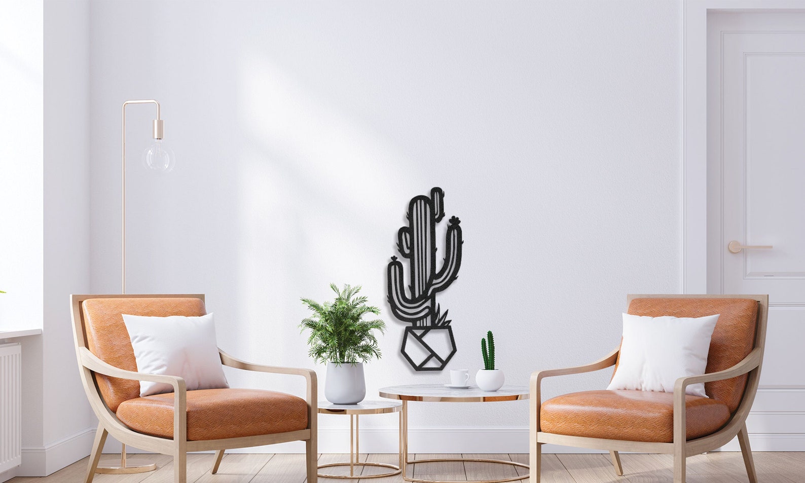 Metal Cactus Wall Art Cactus Wall Decor Wall Art Cactus Etsy