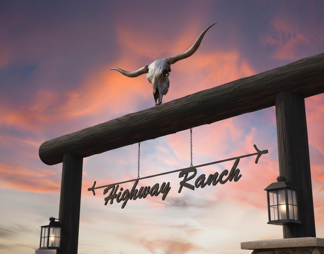Craig Ranch Sign Custom Metal Ranch Sign | Personalized Farm Entrance - Etsy