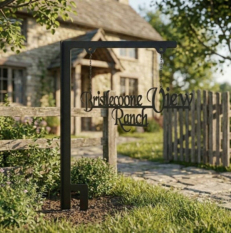 Metal Garden Sign Post, Heavy Duty Steel Yard Sign Holder - Etsy